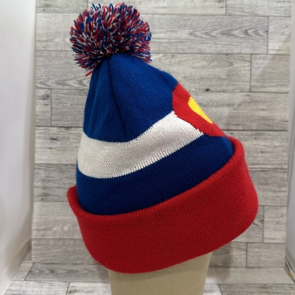 Colorado warm double knit Pom Pom winter beanie hat - Picture 4 of 6